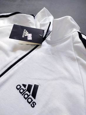 Спортивний костюм Adidas білий/чорний, Чорно-білий, S