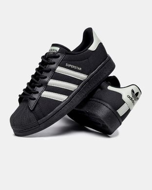 Кросівки Adidas Superstar 'Core Black' , Чорний, 36