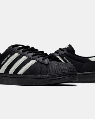 Кросівки Adidas Superstar 'Core Black' , Чорний, 36