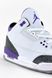 Кросівки Nike Air Jordan 3 White Violet (Білий), Білий, 36