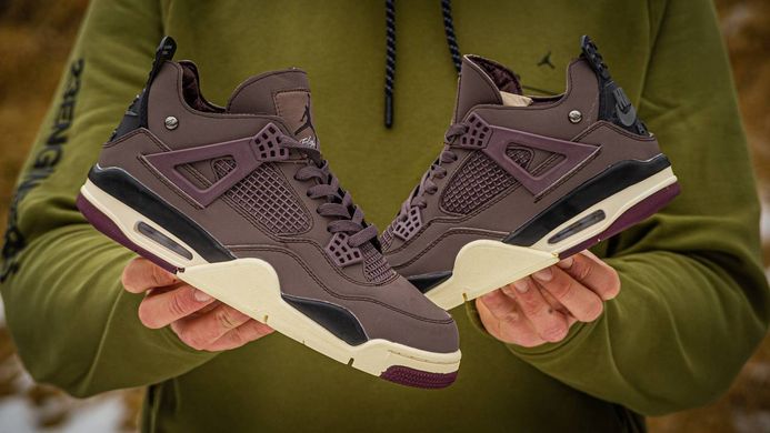 Кросівки Nike Air Jordan Retro 4 A Ma Maniere Violet Ore (Коричневий) , Коричневий, 40