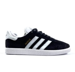 Кросівки Adidas Gazelle Black (Чорний, білий), Чорно-білий, 45