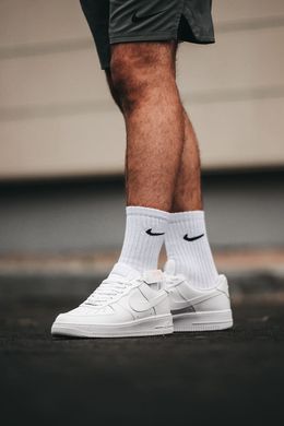 Кросівки Nike Air Force 1 '07 TRIPLE WHITE PREMIUM (Білий), Білий, 45
