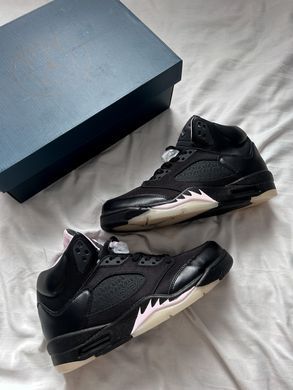 Кросівки Paris Saint-Germain x Air Jordan 5 Retro 'Off Noir', Чорний, 41