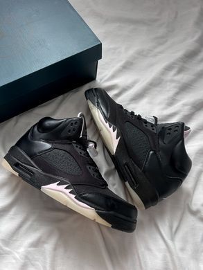 Кросівки Paris Saint-Germain x Air Jordan 5 Retro 'Off Noir', Чорний, 41