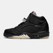 Кросівки Paris Saint-Germain x Air Jordan 5 Retro 'Off Noir', Чорний, 41