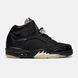 Кросівки Paris Saint-Germain x Air Jordan 5 Retro 'Off Noir', Чорний, 41