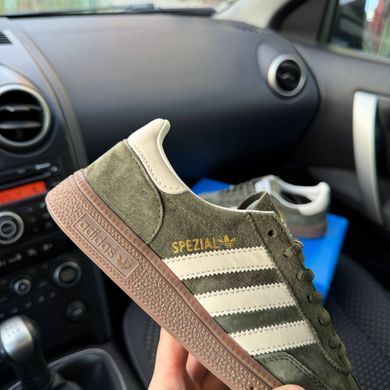 Кеди Adidas Spezial Khaki White, Хакі, 37
