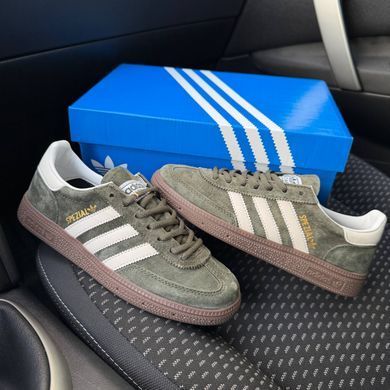 Кеди Adidas Spezial Khaki White, Хакі, 37