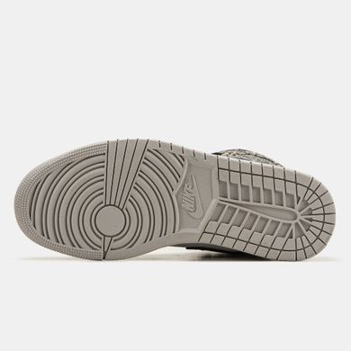 Кросівки Nike Air Jordan 1 White Cement (Білий), Комбінований, 36