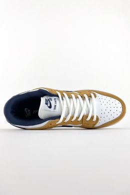 Кроссовки Nike SB Dunk White Brown (Коричневый), Комбинированный, 36