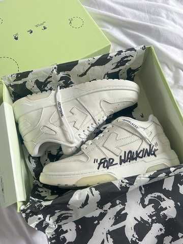 Снікерси Off-White Out of Office For Walking 'White Black' купити