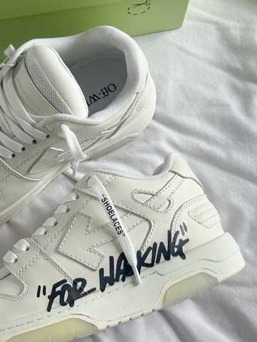 Снікерси Off-White Out of Office For Walking 'White Black' купити