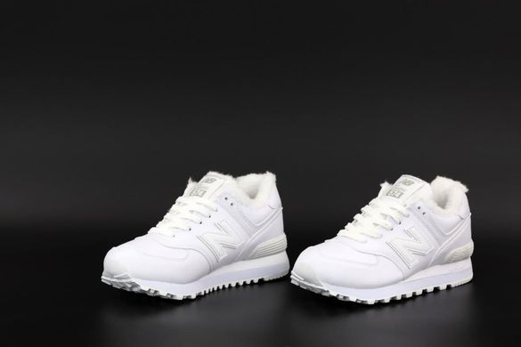 Зимові кросівки NB 574 Winter Grey на хутрі ❄️ (Білий) , Білий, 36