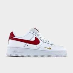 Кроссовки Nike Air Force Low White Red, Белый, 36