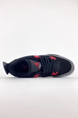 Кросівки Nike Air Jordan 4 Retro Black Grey (Чорний), Комбінований, 41