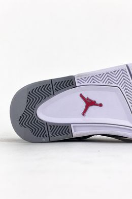 Кросівки Nike Air Jordan 4 Retro Black Grey (Чорний), Комбінований, 41