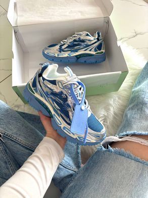 Кросівки Off-White Be Right Back Blue, Блакитний, 36