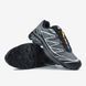 Вологостійкі кросівки SALOMON XT-6 Grey Soft Ground Black GORE-TEX, Темно-сірий, 36