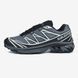 Вологостійкі кросівки SALOMON XT-6 Grey Soft Ground Black GORE-TEX, Темно-сірий, 36