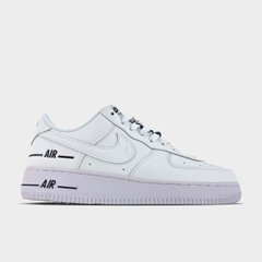 Кросівки Nike Air Force 1 Low Added Air White Black (Білий), Білий, 36
