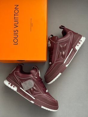 Кросівки Louis Vuitton Skate 1854 Burgundy, Бордовий, 41