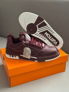 Кросівки Louis Vuitton Skate 1854 Burgundy, Бордовий, 41