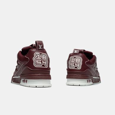 Кросівки Louis Vuitton Skate 1854 Burgundy, Бордовий, 41