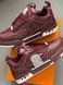 Кросівки Louis Vuitton Skate 1854 Burgundy, Бордовий, 41