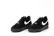 Кросівки Nike Air Force 1 Low Black Suede (Чорний), Чорний, 45