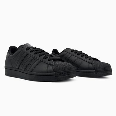 Кросівки Adidas Superstar Full Black, Чорний, 36