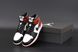 Зимові кросівки Nike Air Jordan 1 Winter ❄️ (чорний, білий, червоний) , Комбінований, 37