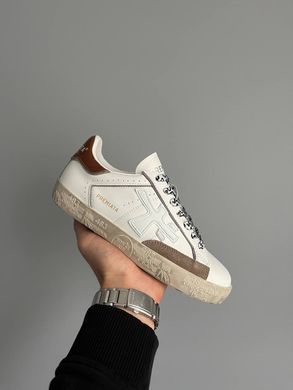 Кросівки Premiata Stevend 6483 Beige White Brown, Білий, 36