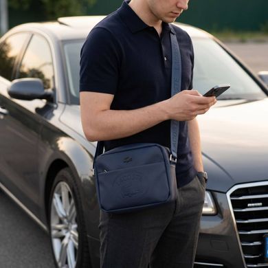 Крос-боді чоловічий LACOSTE (Синій), Темно-синій, one size
