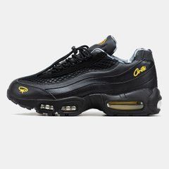 Кросівки Nike Air Max 95 SP Corteiz Black Tour Yellow, Чорний, 40
