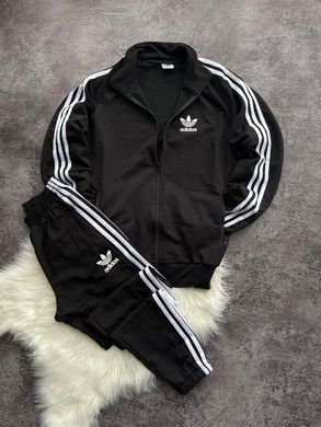 Чоловічий спортивний костюм Adidas Black (Чорний), Чорний, 2XL