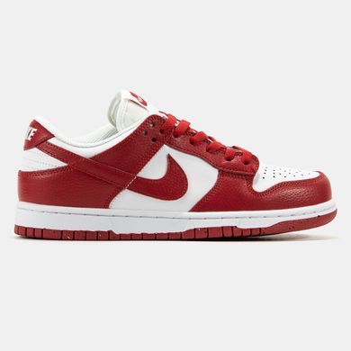 Кросівки Nike Dunk Low Red White, Червоний, 36