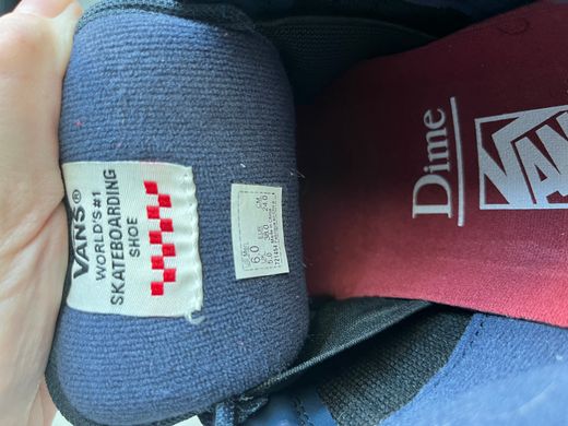 Снікерси Vans x Dime Rowley XLT (Синій), Темно-синій, 37