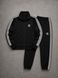 Чоловічий спортивний костюм Adidas Black (Чорний), Чорний, 2XL