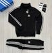 Чоловічий спортивний костюм Adidas Black (Чорний), Чорний, S
