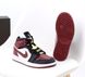 Кросівки Nike Air Jordan 1 Mid SE Black Dark Burgundy (Бордовий), 36