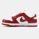 Кросівки Nike Dunk Low Red White, Червоний, 36