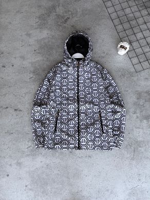 Вітрівка PHILIPP PLEIN Біла (Весна/Осінь), Білий, S