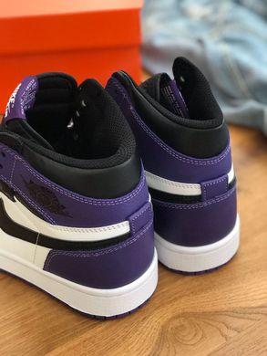 Кросівки  Nike Air Jordan 1 Retro High Court Purple, Фіолетовий, 36