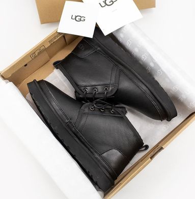 UGG Neumel Leather Black ❄️(Чорний, шкіра), Чорний, 40