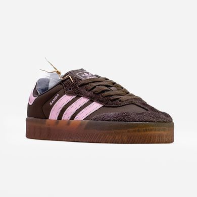 Кросівки Adidas Samba XLG Platform Brown Pink, Коричневий, 36