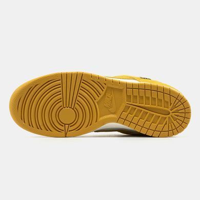 Кросівки Nike Dunk Low Dark Sulfur Mini Swoosh, Жовтий, 36