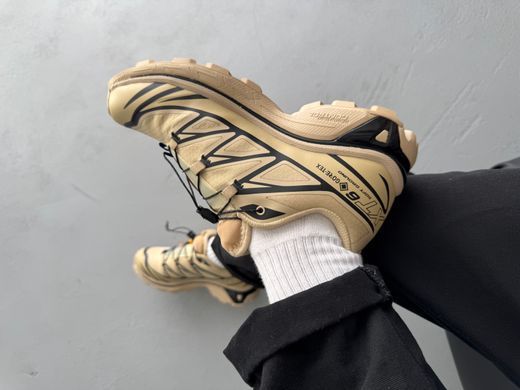 Кросівки Salomon XT-6 Beige Gore-Tex, Бежевий, 40