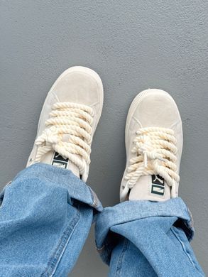 Кросівки Puma Suede XL Beige Rope Laces, Білий, 36