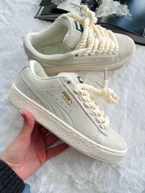Кросівки Puma Suede XL Beige Rope Laces, Білий, 36